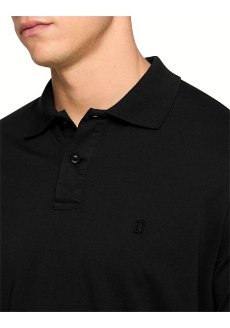 Polo dondup uomo US347 JS0292U in cotone nera pe25 DONDUP | Polo | US347JS0292 PTO999